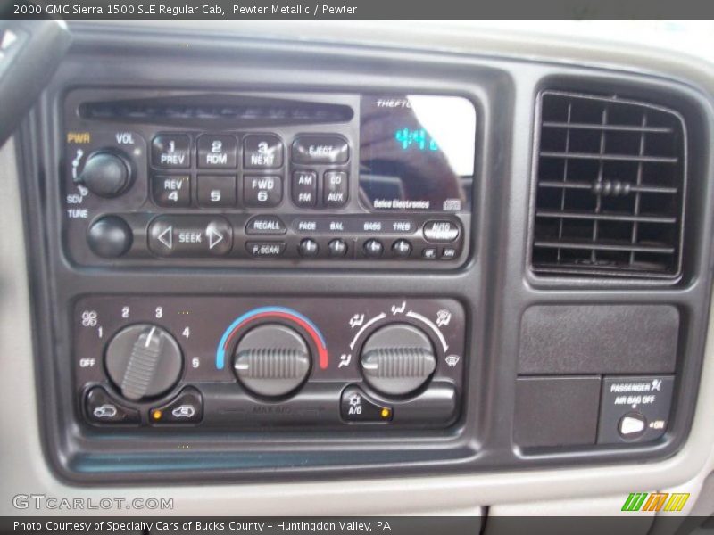 Pewter Metallic / Pewter 2000 GMC Sierra 1500 SLE Regular Cab