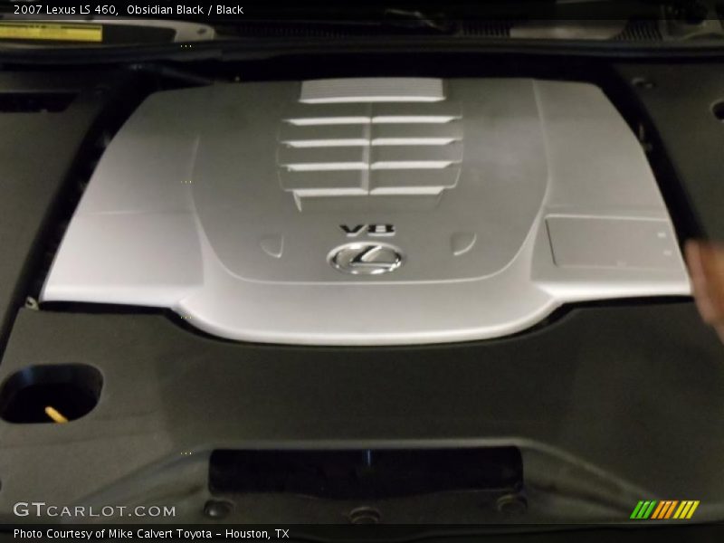 Obsidian Black / Black 2007 Lexus LS 460