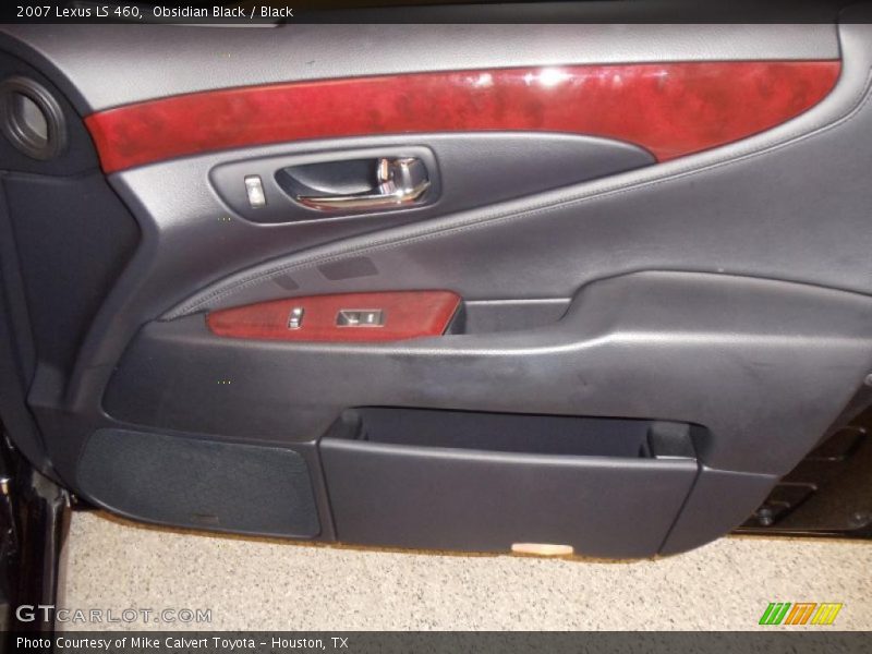 Obsidian Black / Black 2007 Lexus LS 460