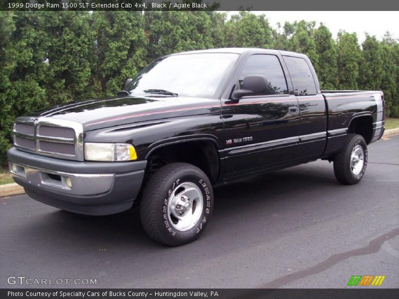 Black / Agate Black 1999 Dodge Ram 1500 SLT Extended Cab 4x4