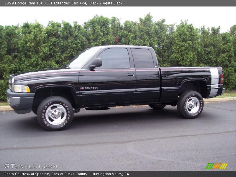 Black / Agate Black 1999 Dodge Ram 1500 SLT Extended Cab 4x4