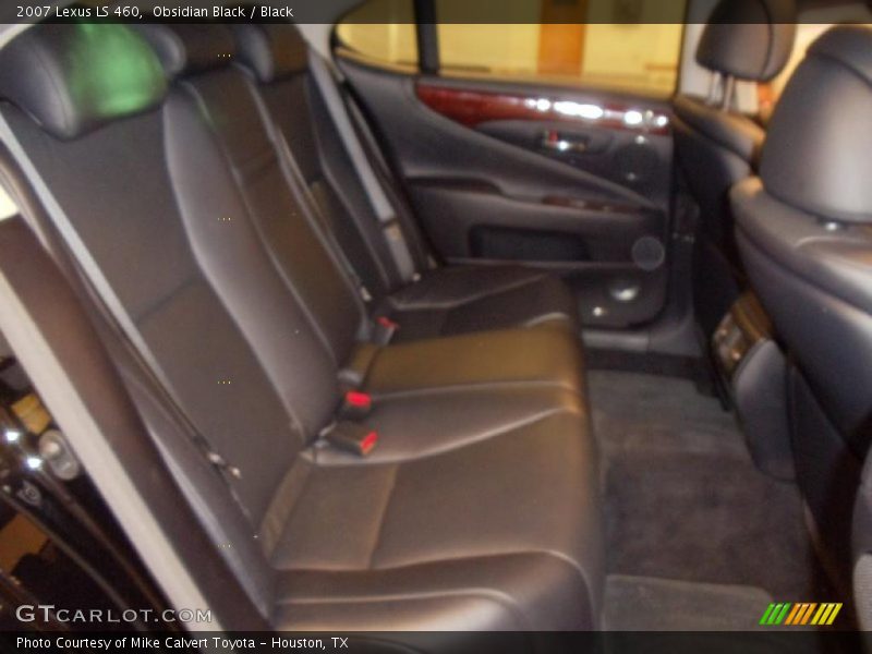 Obsidian Black / Black 2007 Lexus LS 460