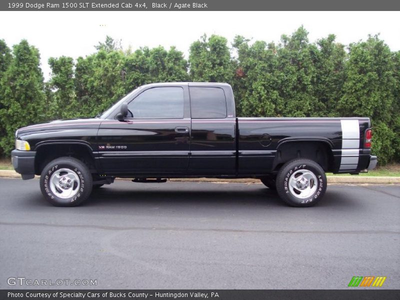 Black / Agate Black 1999 Dodge Ram 1500 SLT Extended Cab 4x4