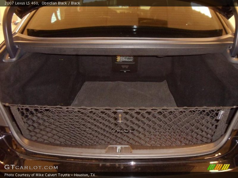 Obsidian Black / Black 2007 Lexus LS 460