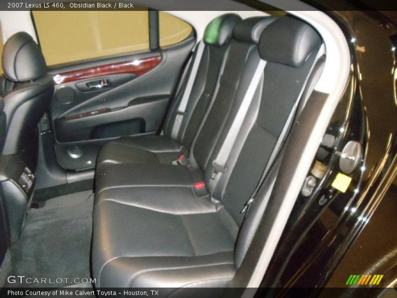 Obsidian Black / Black 2007 Lexus LS 460