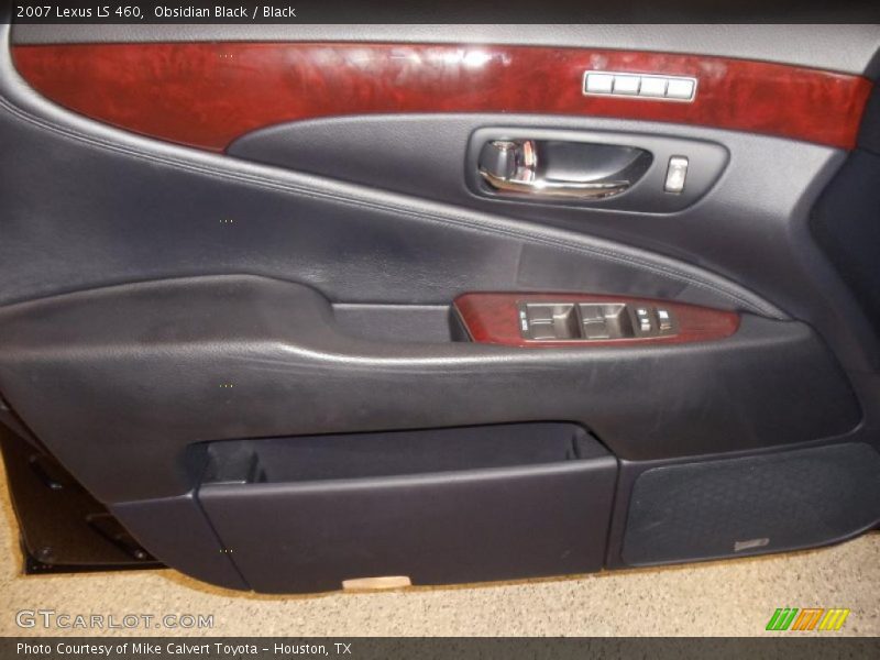 Obsidian Black / Black 2007 Lexus LS 460
