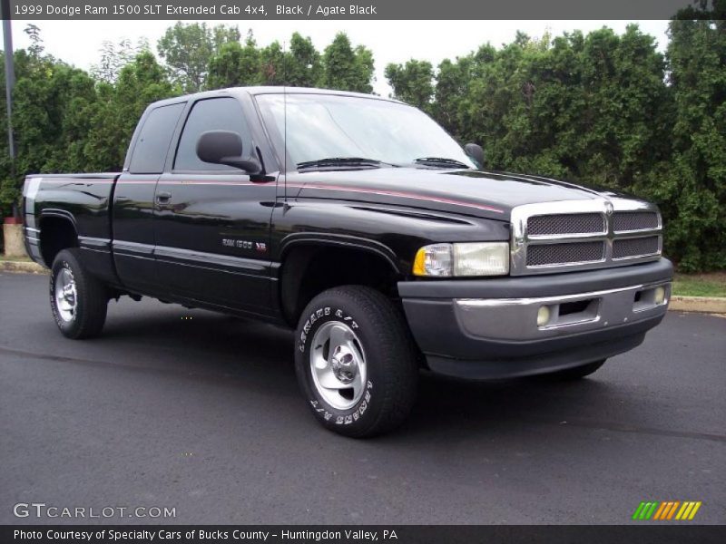 Black / Agate Black 1999 Dodge Ram 1500 SLT Extended Cab 4x4