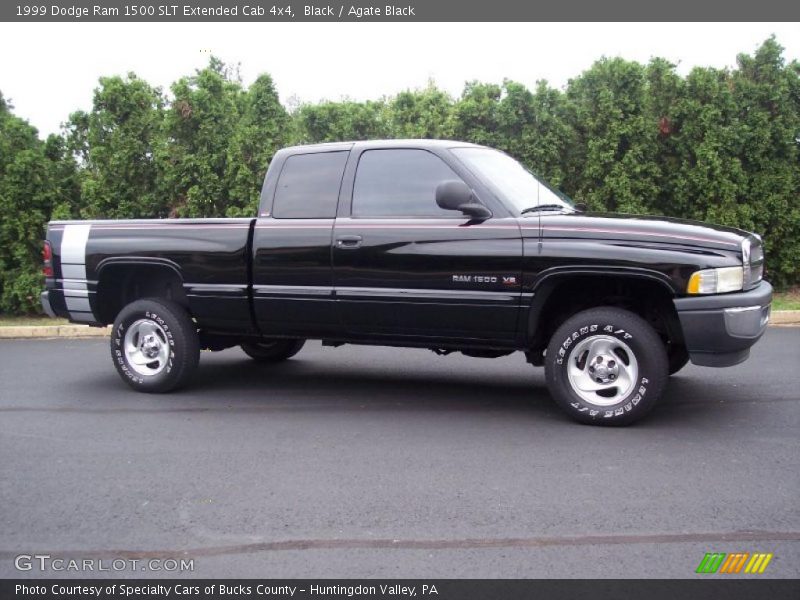 Black / Agate Black 1999 Dodge Ram 1500 SLT Extended Cab 4x4