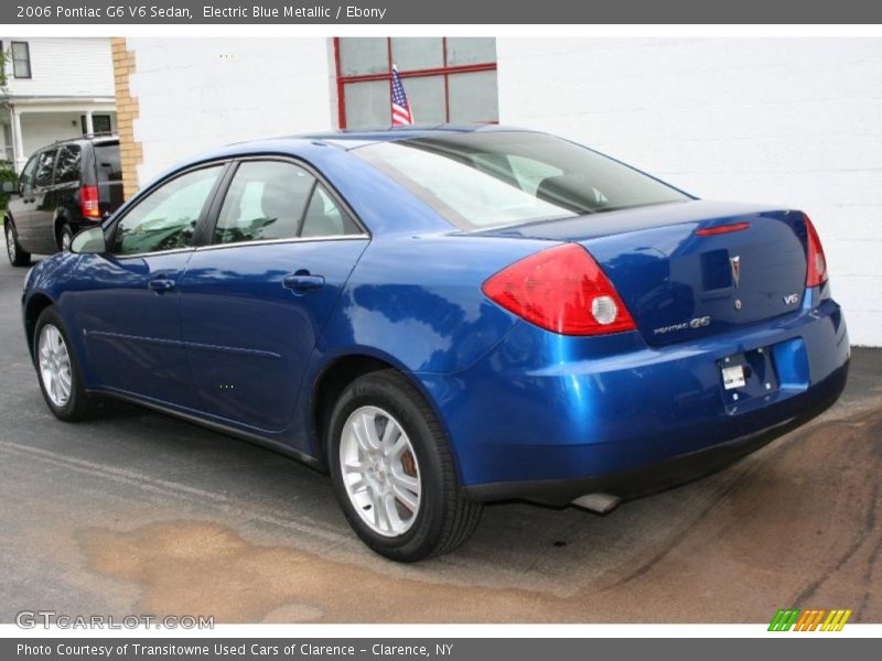 Electric Blue Metallic / Ebony 2006 Pontiac G6 V6 Sedan