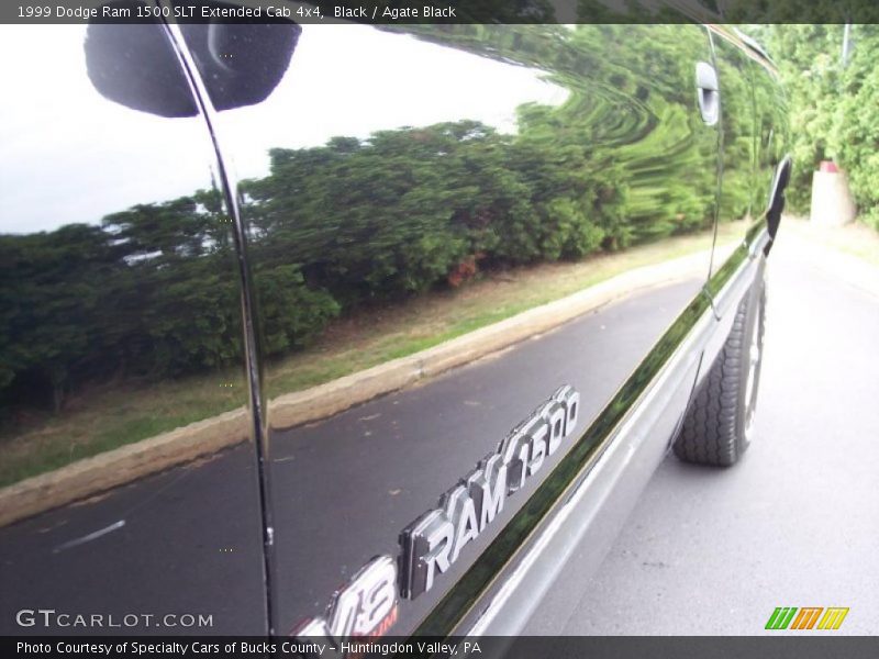 Black / Agate Black 1999 Dodge Ram 1500 SLT Extended Cab 4x4