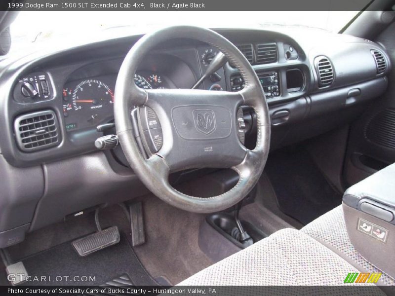Black / Agate Black 1999 Dodge Ram 1500 SLT Extended Cab 4x4