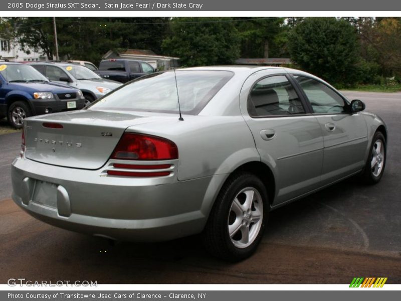 Satin Jade Pearl / Dark Slate Gray 2005 Dodge Stratus SXT Sedan