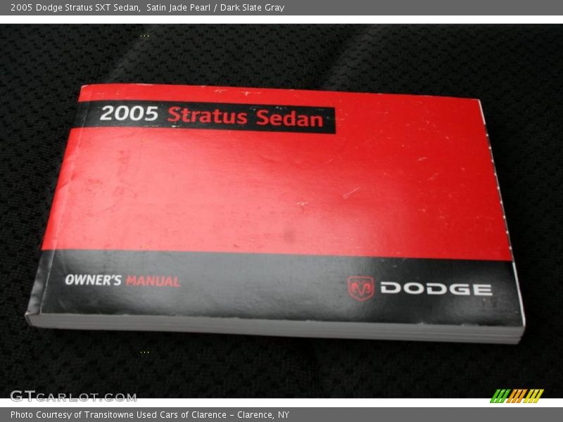 Satin Jade Pearl / Dark Slate Gray 2005 Dodge Stratus SXT Sedan