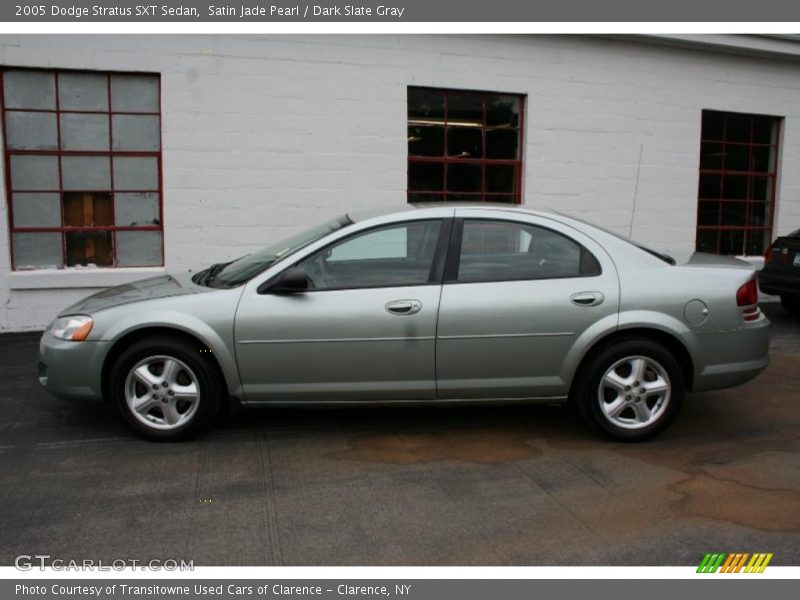 Satin Jade Pearl / Dark Slate Gray 2005 Dodge Stratus SXT Sedan