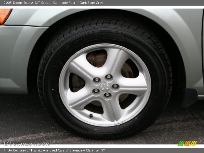 Satin Jade Pearl / Dark Slate Gray 2005 Dodge Stratus SXT Sedan