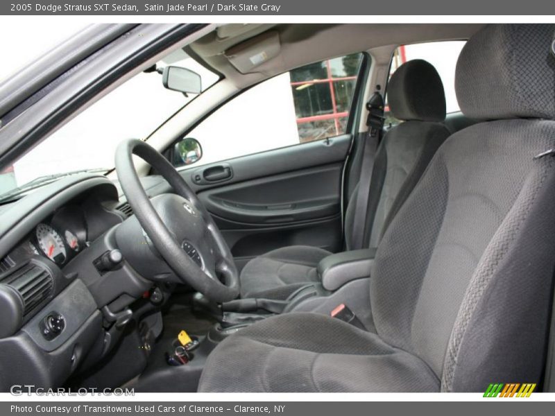 Satin Jade Pearl / Dark Slate Gray 2005 Dodge Stratus SXT Sedan