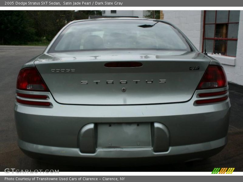 Satin Jade Pearl / Dark Slate Gray 2005 Dodge Stratus SXT Sedan