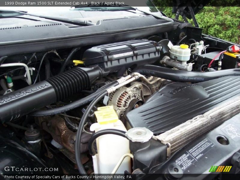 Black / Agate Black 1999 Dodge Ram 1500 SLT Extended Cab 4x4