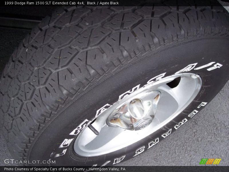 Black / Agate Black 1999 Dodge Ram 1500 SLT Extended Cab 4x4