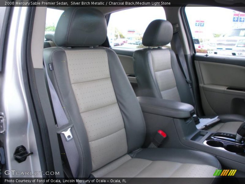 Silver Birch Metallic / Charcoal Black/Medium Light Stone 2008 Mercury Sable Premier Sedan