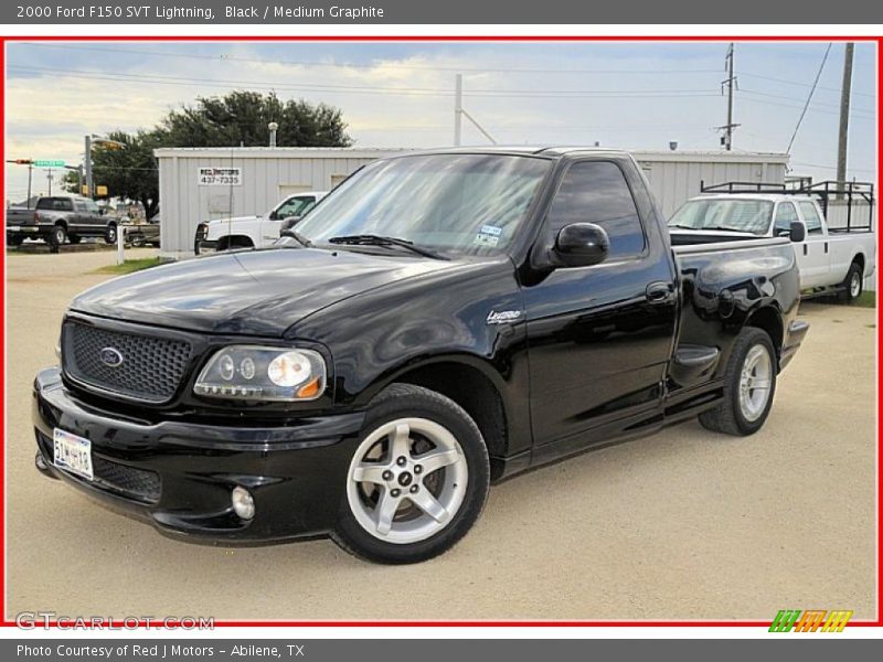 Black / Medium Graphite 2000 Ford F150 SVT Lightning