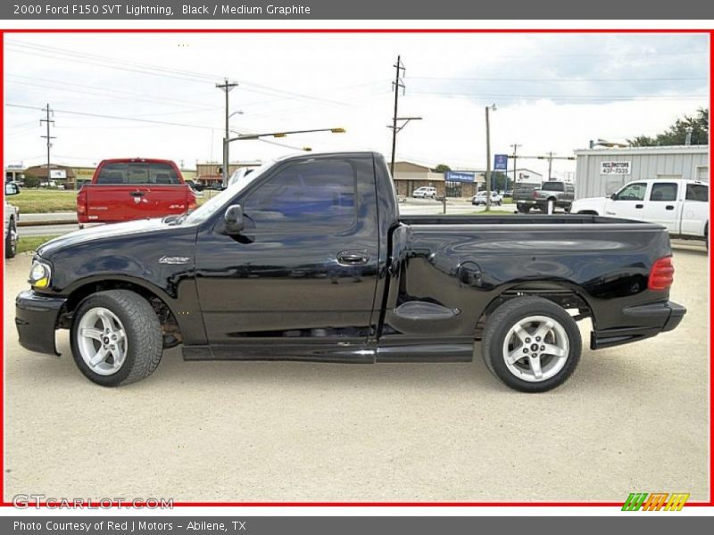 Black / Medium Graphite 2000 Ford F150 SVT Lightning