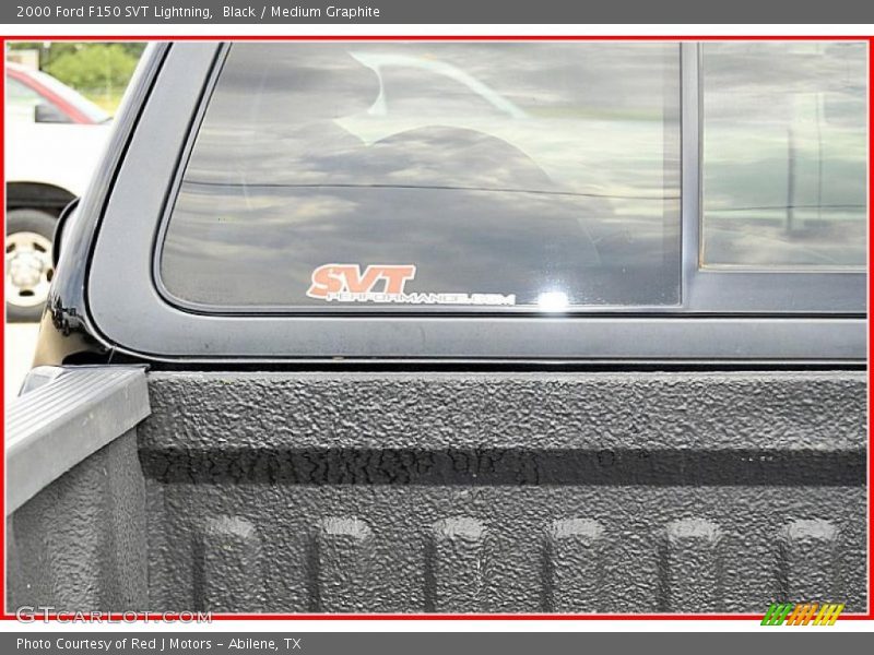 Black / Medium Graphite 2000 Ford F150 SVT Lightning
