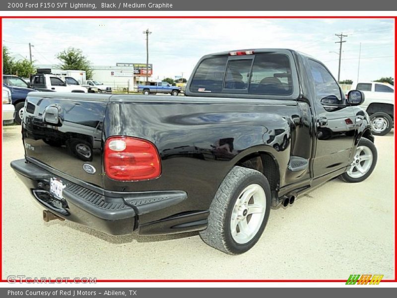 Black / Medium Graphite 2000 Ford F150 SVT Lightning
