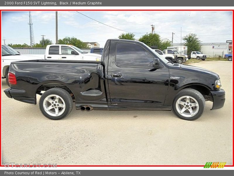 Black / Medium Graphite 2000 Ford F150 SVT Lightning