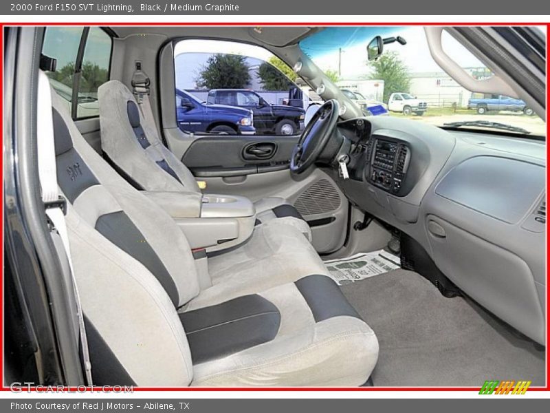 Black / Medium Graphite 2000 Ford F150 SVT Lightning