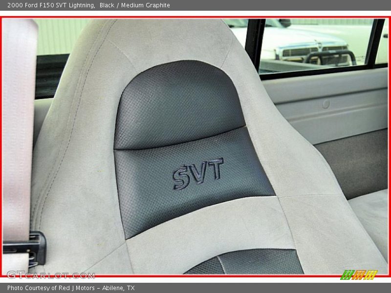 Black / Medium Graphite 2000 Ford F150 SVT Lightning