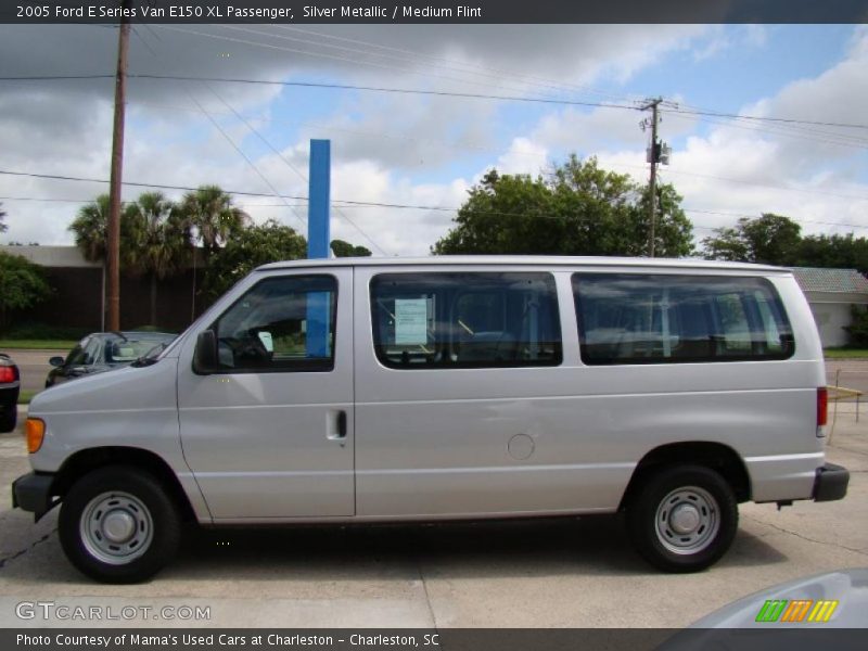 Silver Metallic / Medium Flint 2005 Ford E Series Van E150 XL Passenger