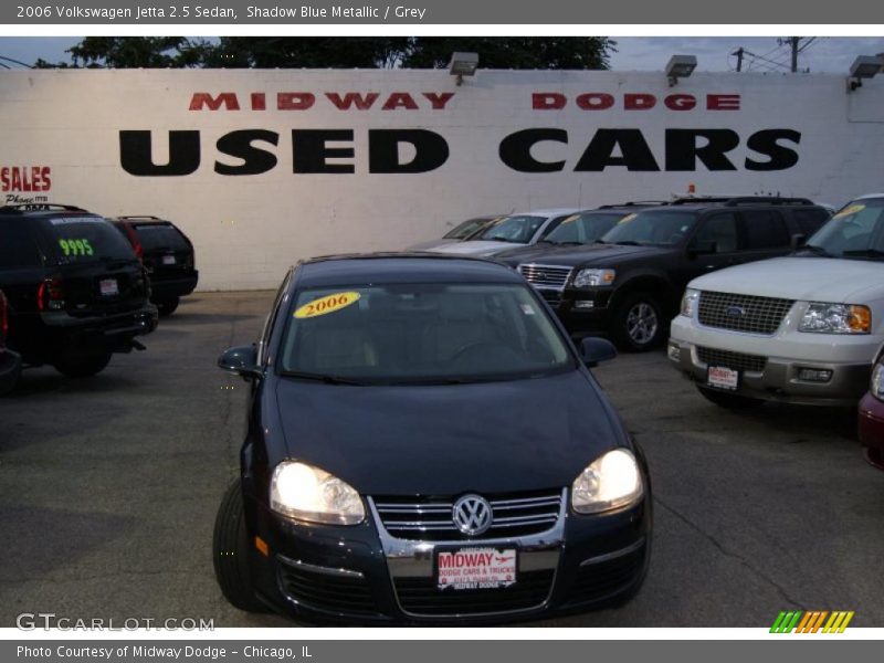 Shadow Blue Metallic / Grey 2006 Volkswagen Jetta 2.5 Sedan
