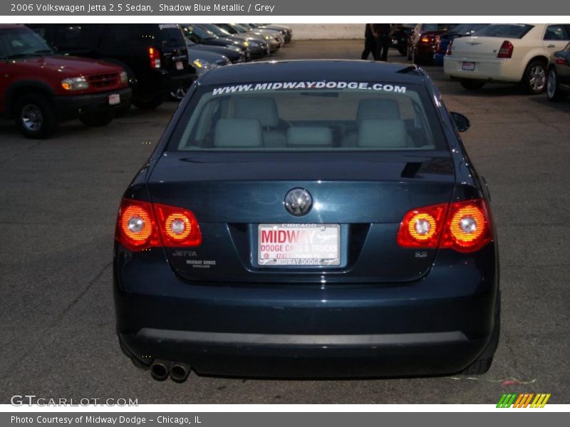 Shadow Blue Metallic / Grey 2006 Volkswagen Jetta 2.5 Sedan