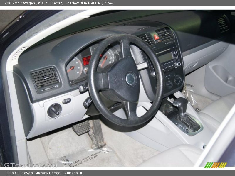 Shadow Blue Metallic / Grey 2006 Volkswagen Jetta 2.5 Sedan