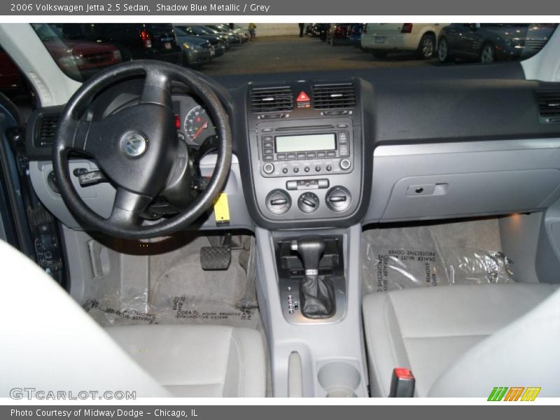 Shadow Blue Metallic / Grey 2006 Volkswagen Jetta 2.5 Sedan