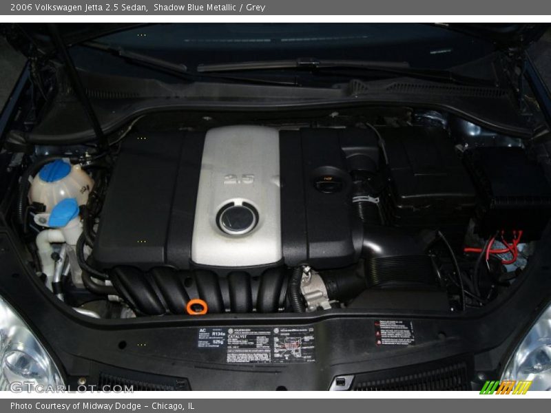 Shadow Blue Metallic / Grey 2006 Volkswagen Jetta 2.5 Sedan