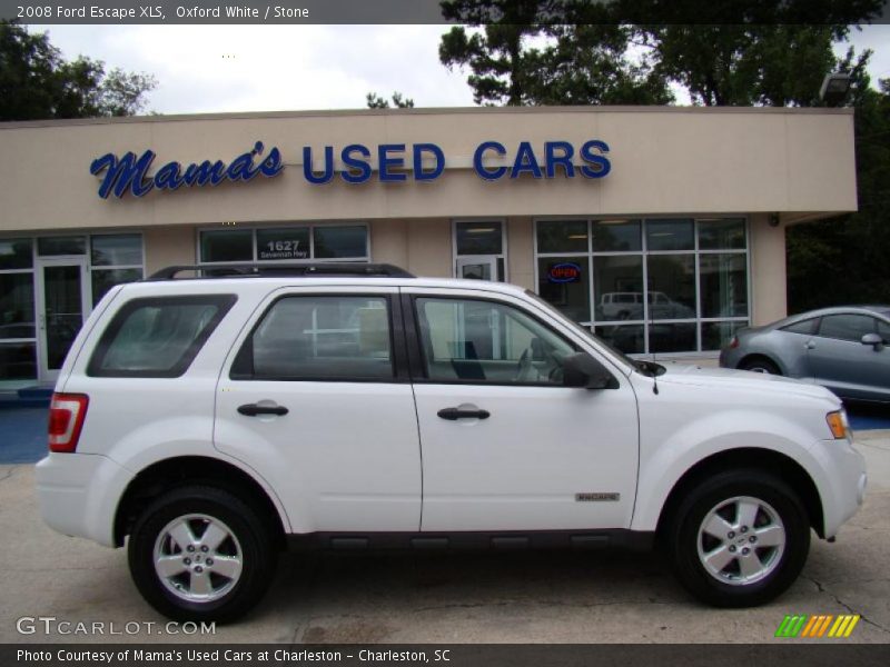 Oxford White / Stone 2008 Ford Escape XLS