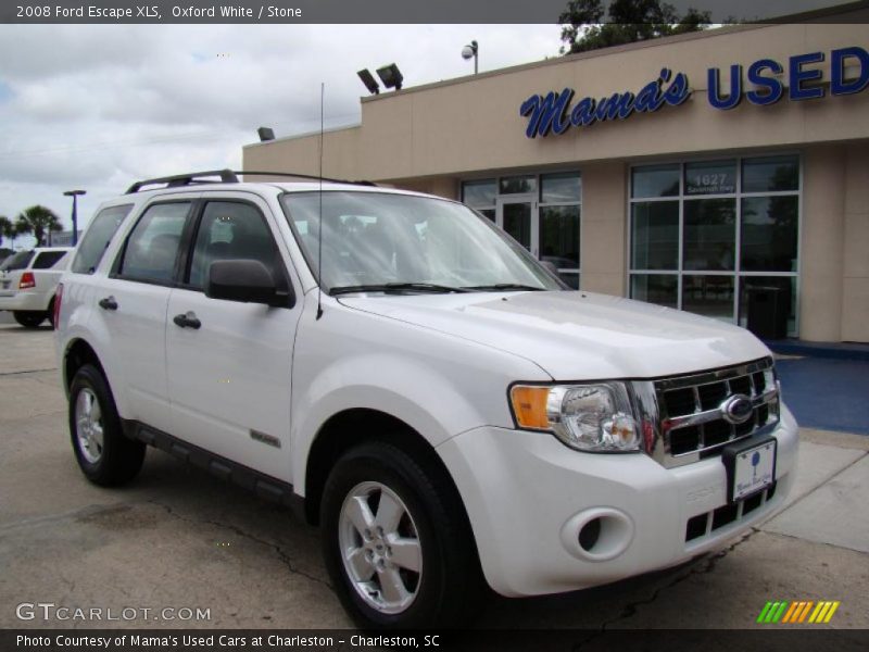 Oxford White / Stone 2008 Ford Escape XLS