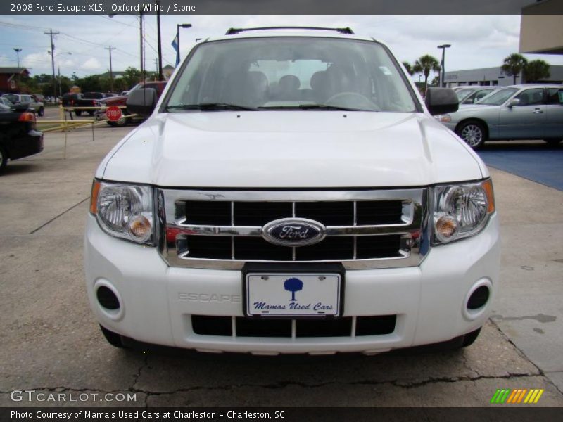 Oxford White / Stone 2008 Ford Escape XLS