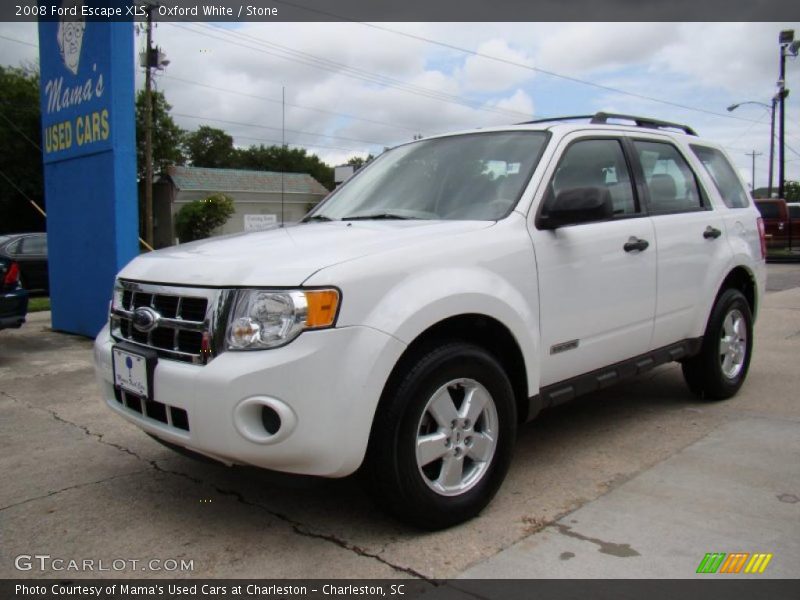 Oxford White / Stone 2008 Ford Escape XLS