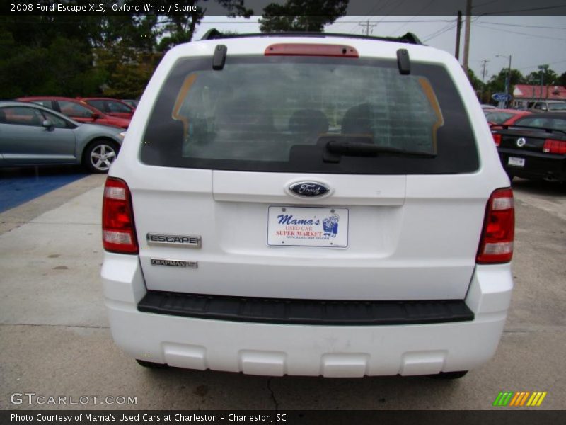 Oxford White / Stone 2008 Ford Escape XLS
