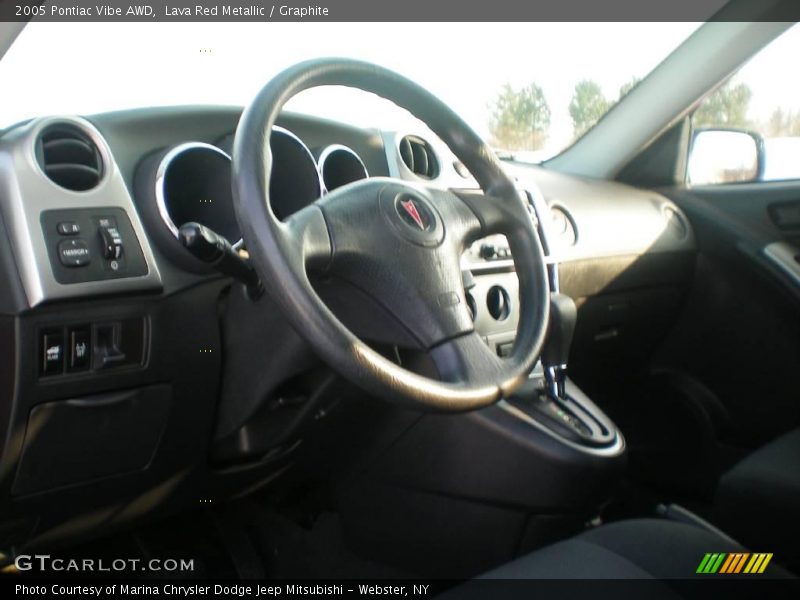 Lava Red Metallic / Graphite 2005 Pontiac Vibe AWD