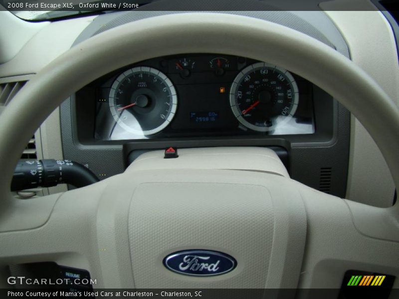 Oxford White / Stone 2008 Ford Escape XLS