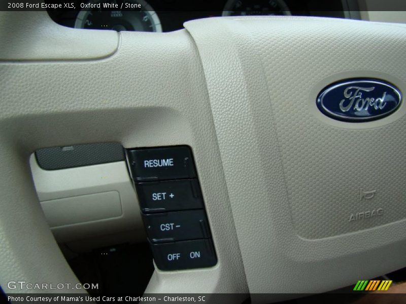 Oxford White / Stone 2008 Ford Escape XLS