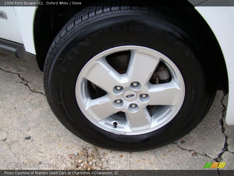 Oxford White / Stone 2008 Ford Escape XLS