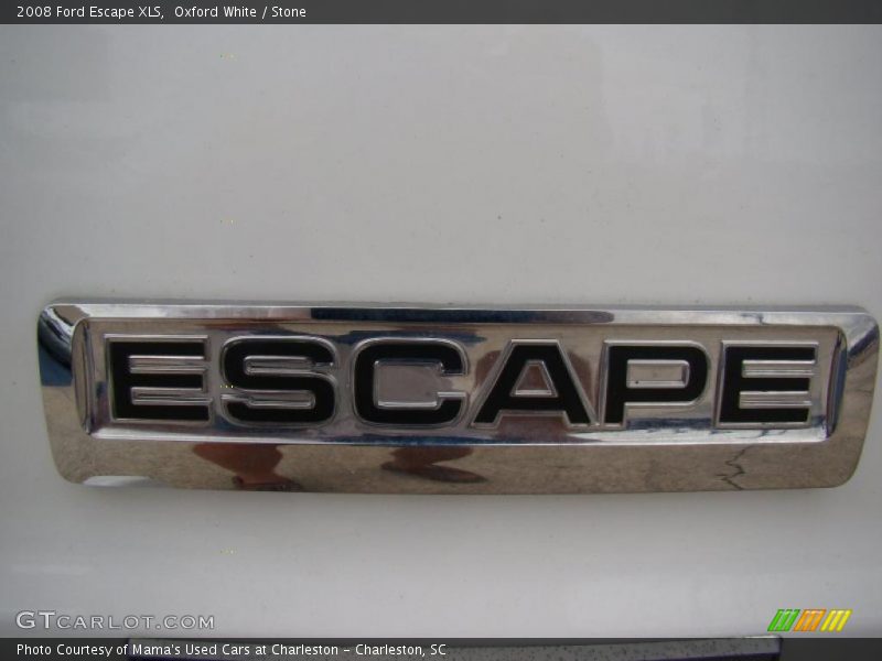 Oxford White / Stone 2008 Ford Escape XLS