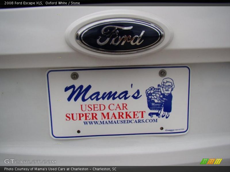 Oxford White / Stone 2008 Ford Escape XLS
