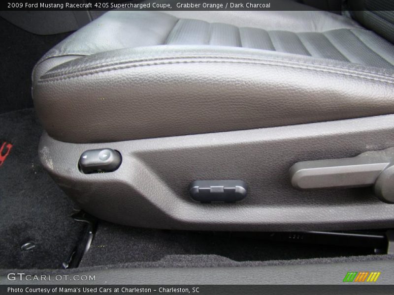 Grabber Orange / Dark Charcoal 2009 Ford Mustang Racecraft 420S Supercharged Coupe