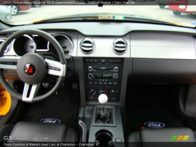 Grabber Orange / Dark Charcoal 2009 Ford Mustang Racecraft 420S Supercharged Coupe
